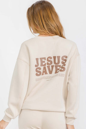 Jesus Saves Sweatshirt