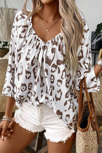 LILA LEOPARD PRINT TOP