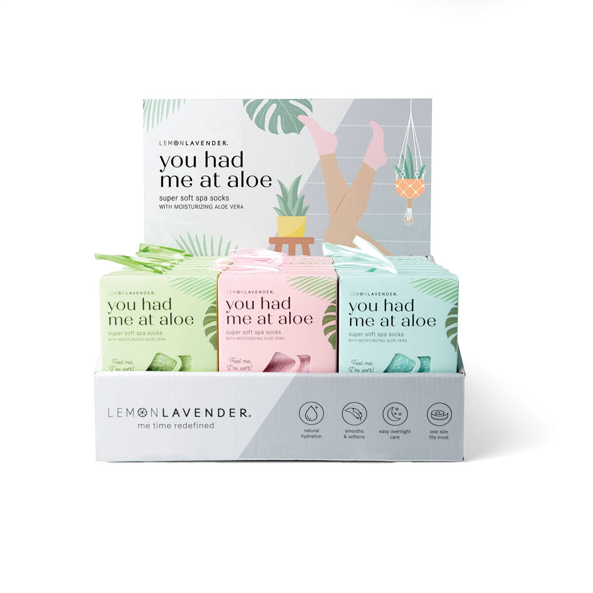 Aloe Super Soft Spa Socks
