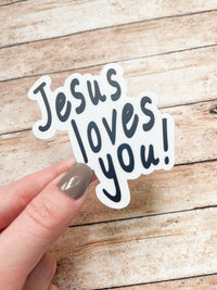 Jesus Loves You Sticker