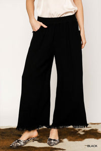 Summer Linen Pant - Black