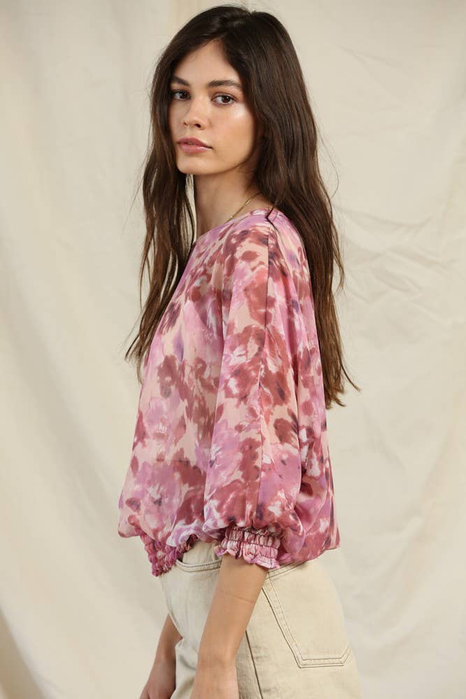 Chic Boho Chiffon Blouse