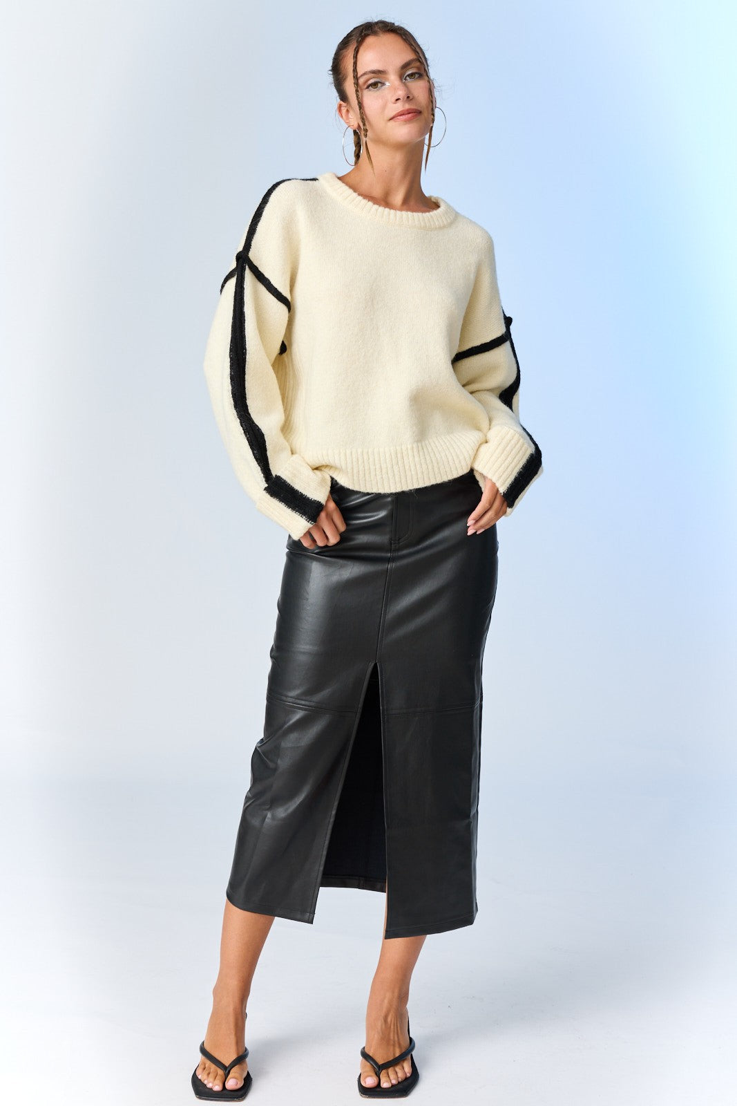 Frosted Pearl Sweater