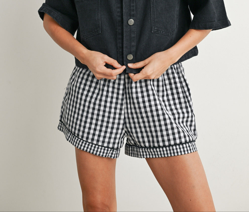 Summer Check Shorts