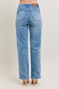 Judy Blue Tummy Control  Vintage Wash Straight Jeans