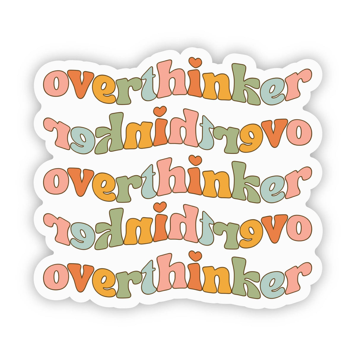 Overthinker Sticker