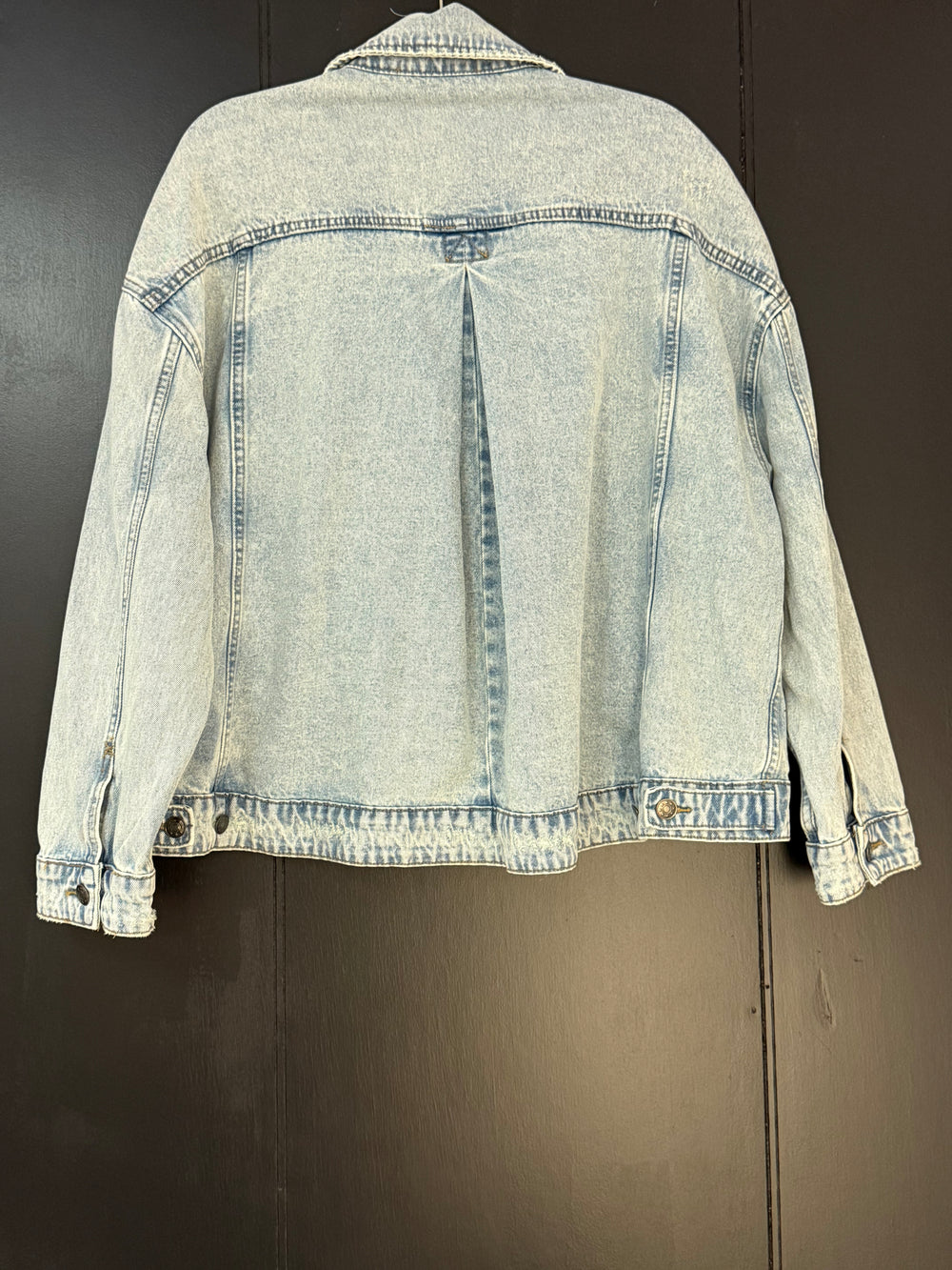 Skyline Pleated Denim Jacket