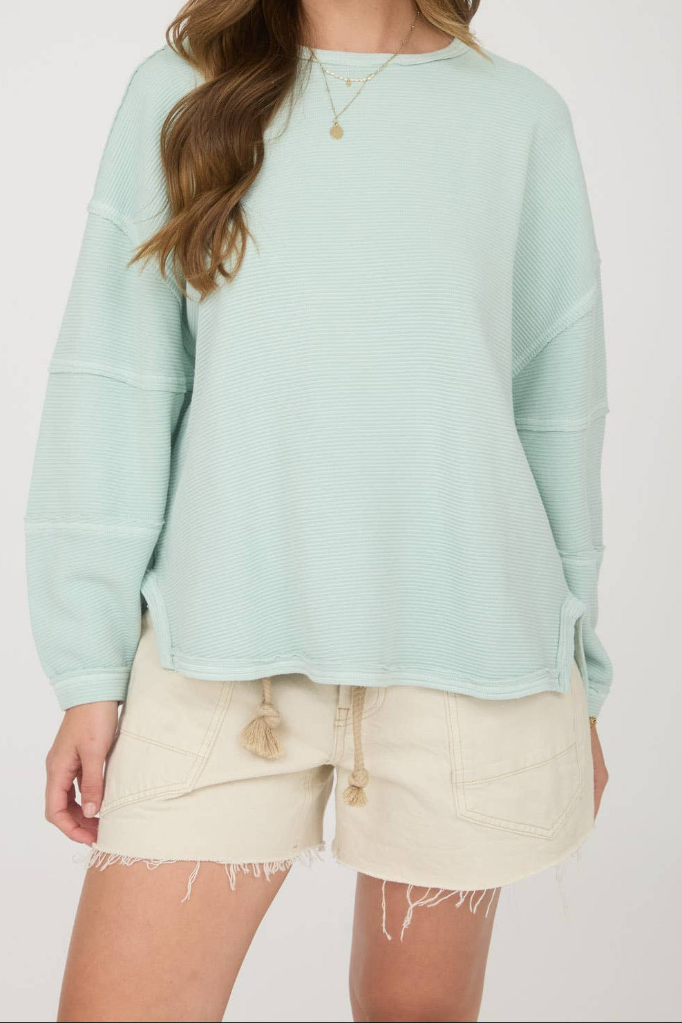 Relaxed Fit Crew Neck - Mint