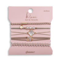 klani Glimmer Hair Tie Bracelets