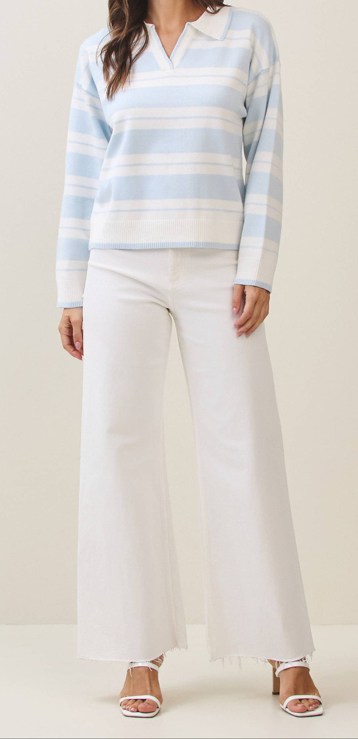 Soft Horizon Striped Sweater