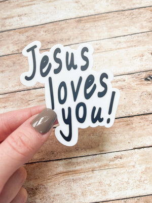 Jesus Loves You Sticker
