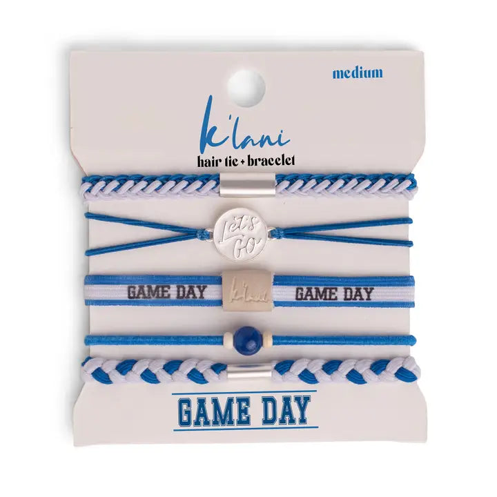 BRACELET HAIR TIE - Blue