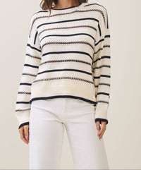 Classic Stripe Knit Sweater