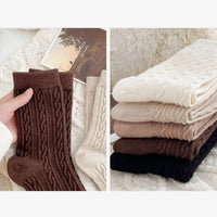 Cozy Cashmere Feel Crew Socks