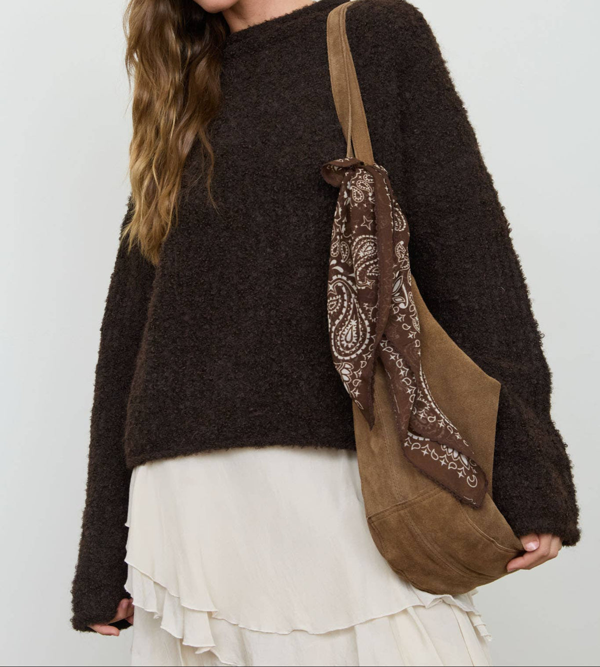 Fuzzy Feelings Sweater - Chocolate