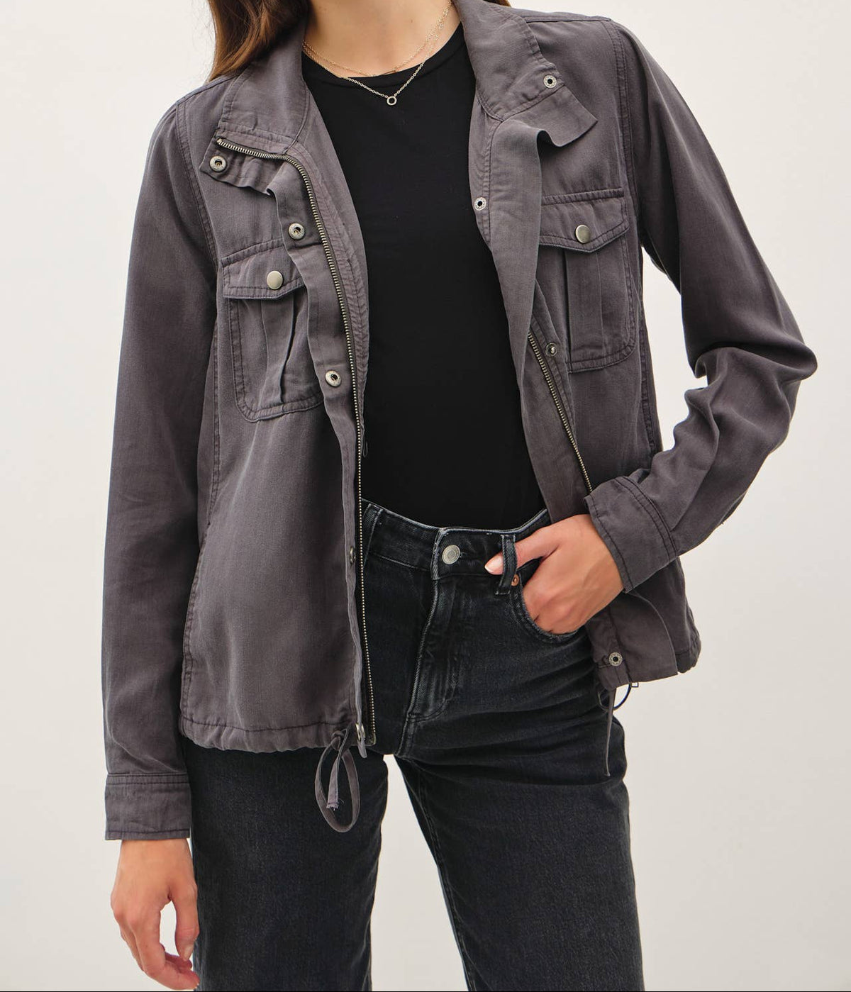 Safari Chic Utility Jacket
