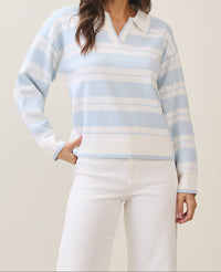 Soft Horizon Striped Sweater