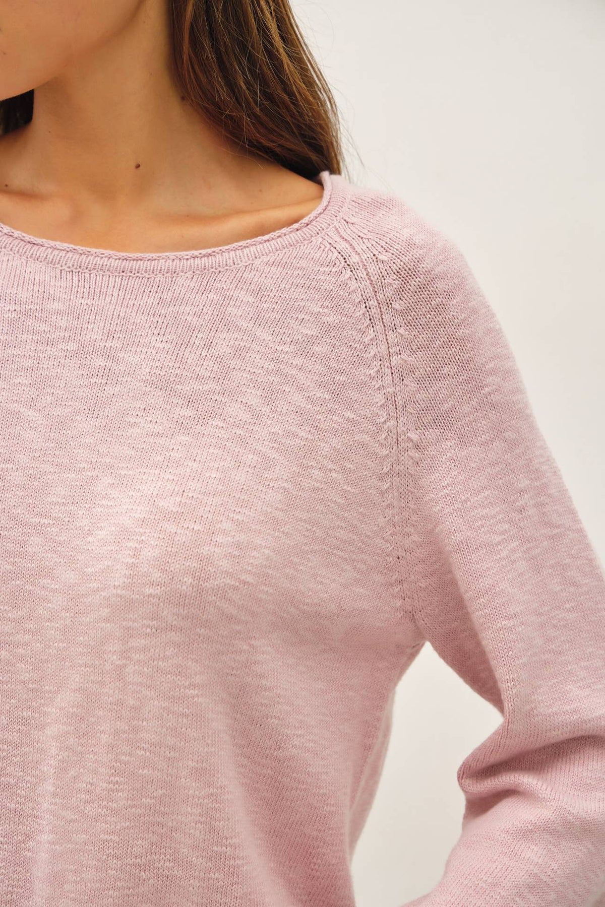 Abbey Dusty Pink Sweater