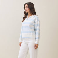 Soft Horizon Striped Sweater