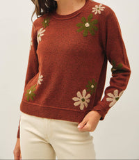 Falling for Florals Sweater