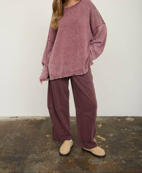 After Hours Sweater - Burgundy