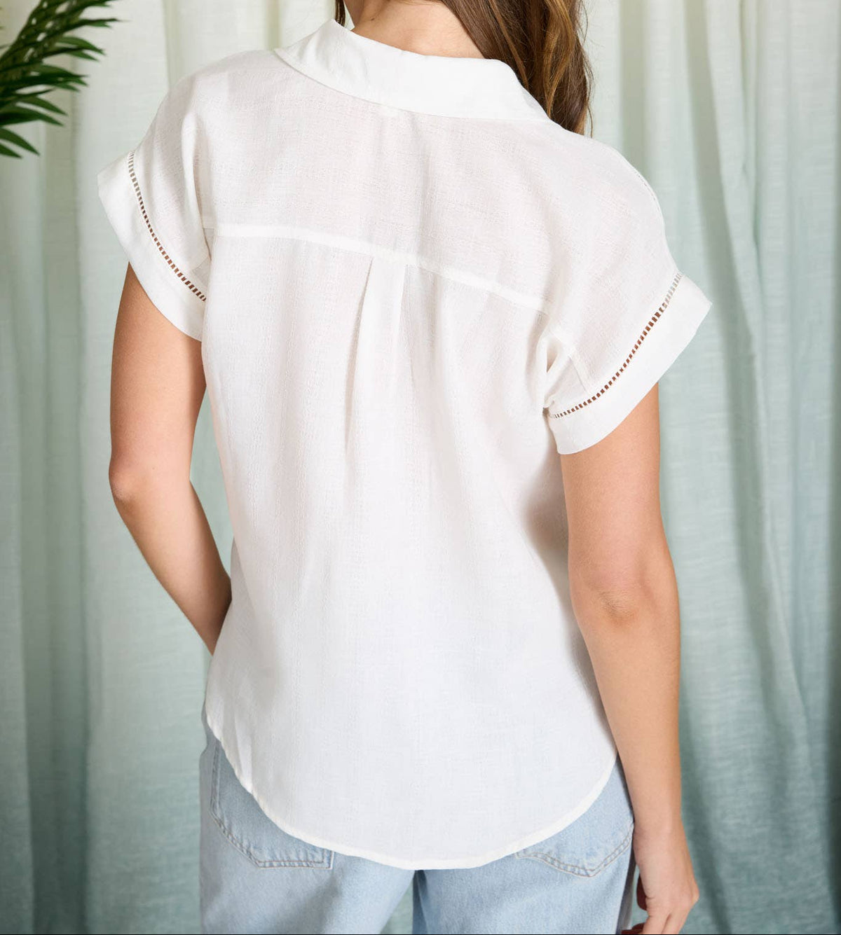 Charlotte Lace Top - White
