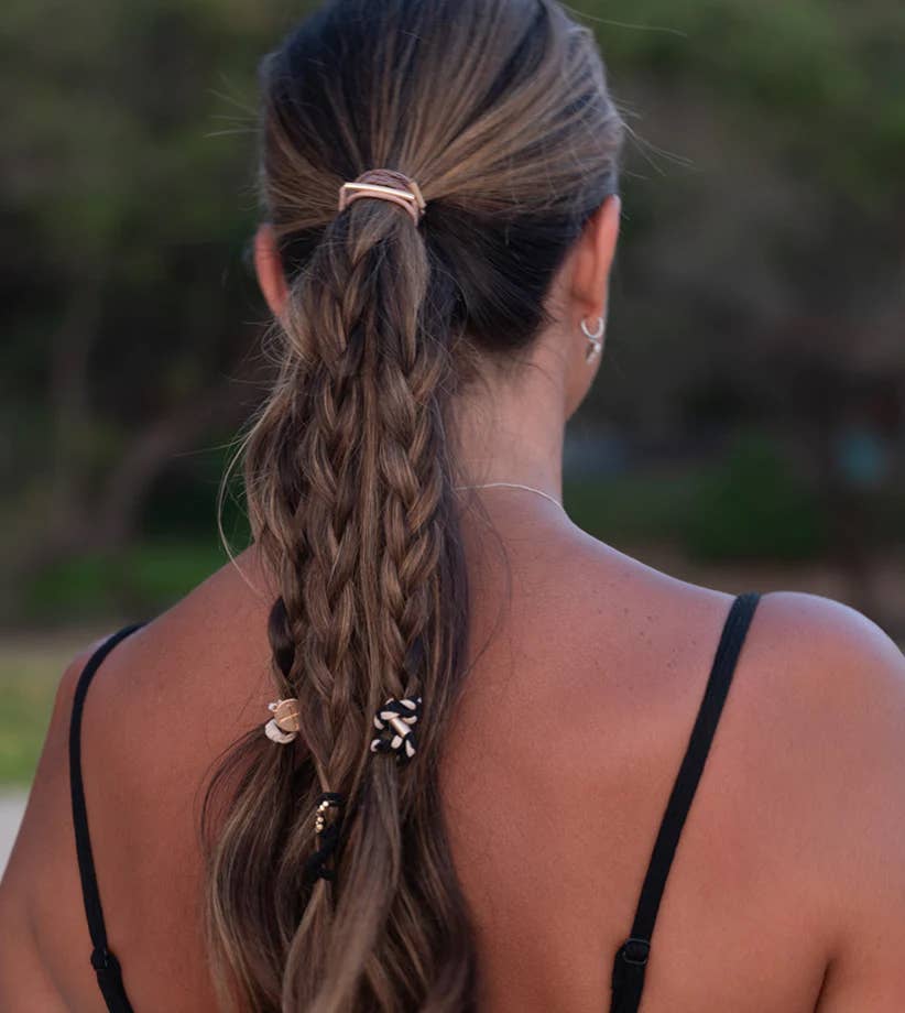 Focus - Gold Arrow Charm Hair Tie Bracelets