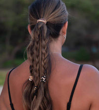 Focus - Gold Arrow Charm Hair Tie Bracelets