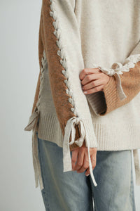 Mocha Ribbon Sweater