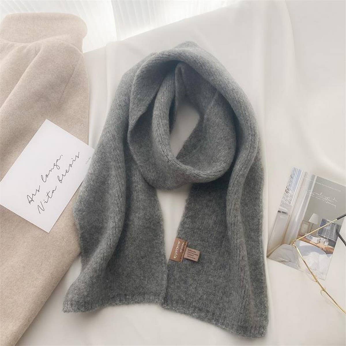 Soft Knit Neck Scarf