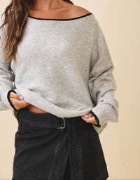 Relaxed Drop Shoulder Sweater