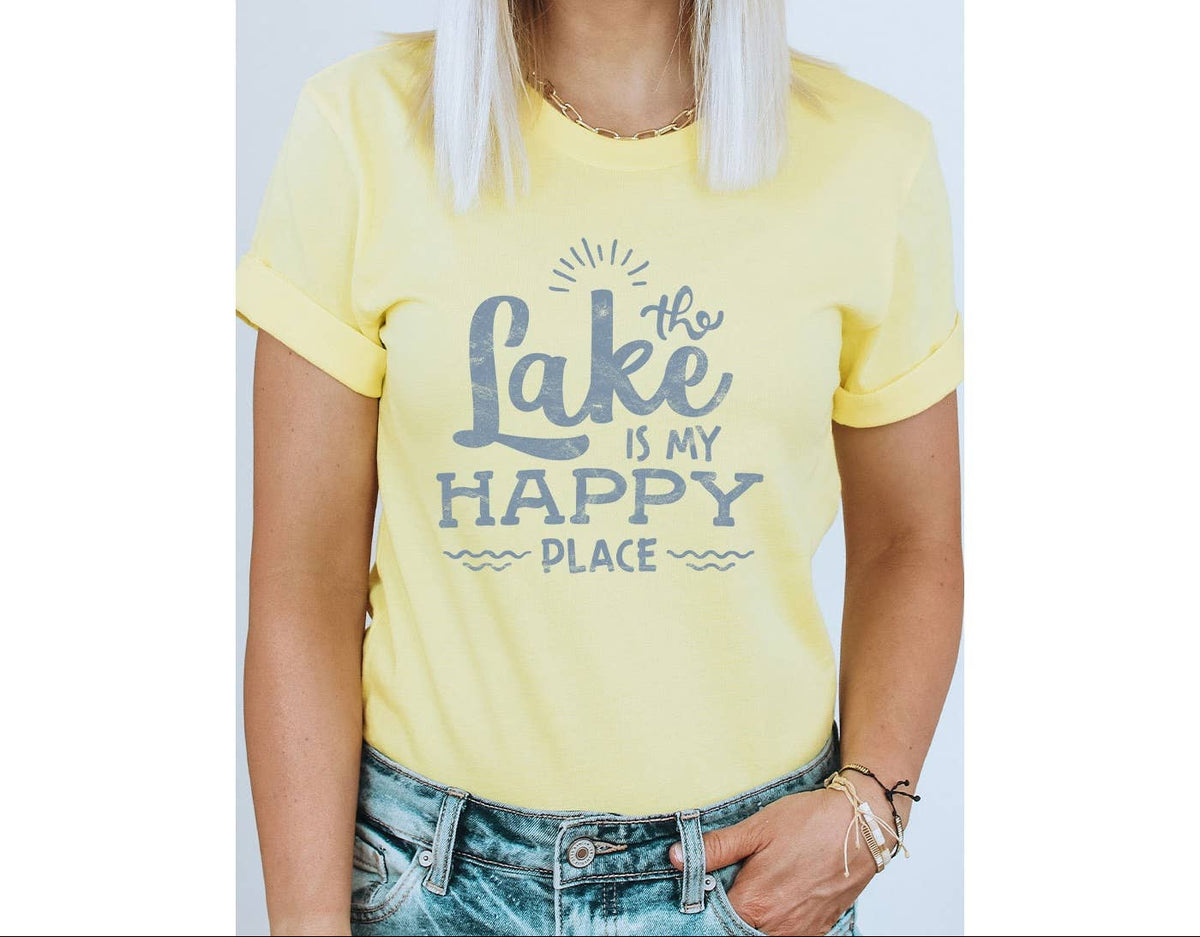 Lake is My Happy Place  Tee