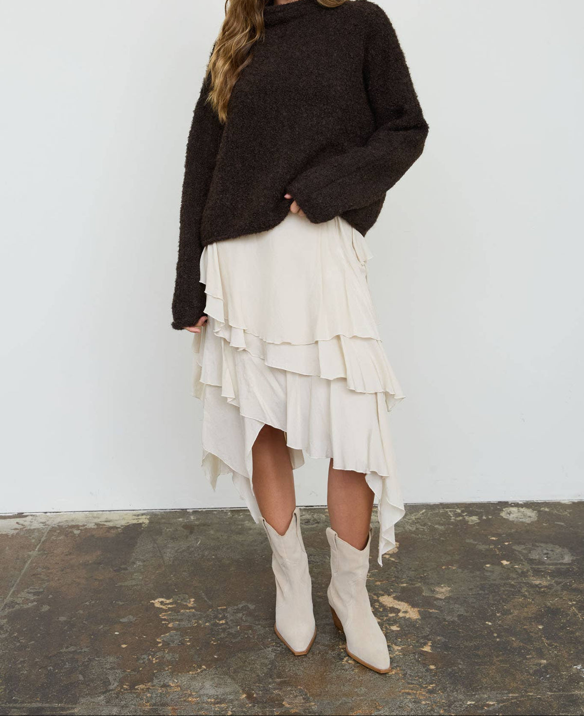 Fuzzy Feelings Sweater - Chocolate
