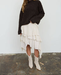 Fuzzy Feelings Sweater - Chocolate