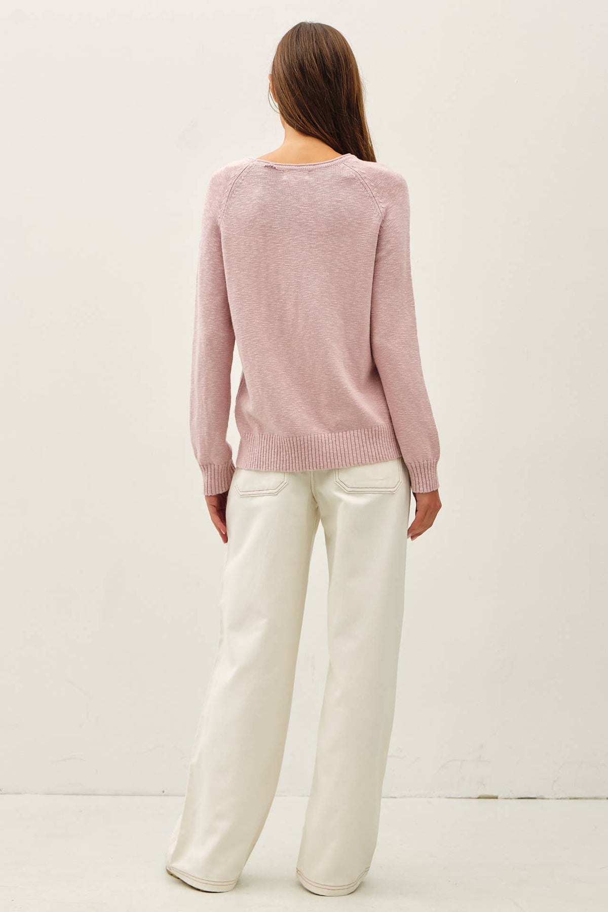 Abbey Dusty Pink Sweater