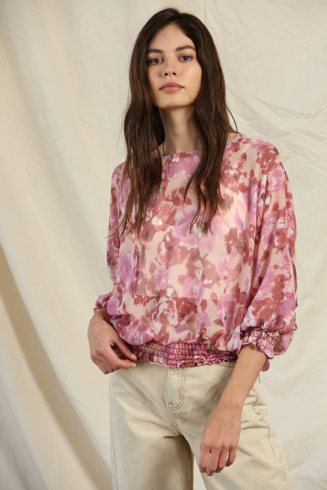 Chic Boho Chiffon Blouse – Emilia Rey