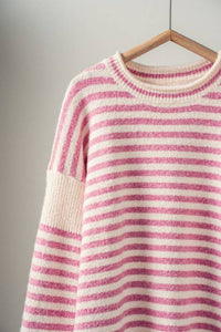 Striped Knit  Sweater