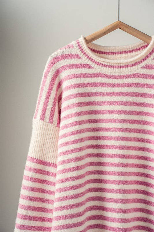Striped Knit  Sweater