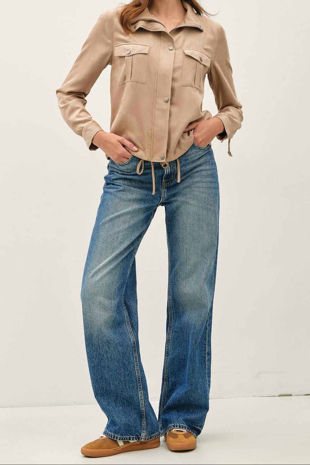 UTILITY ZIPPER SAFARI JACKET