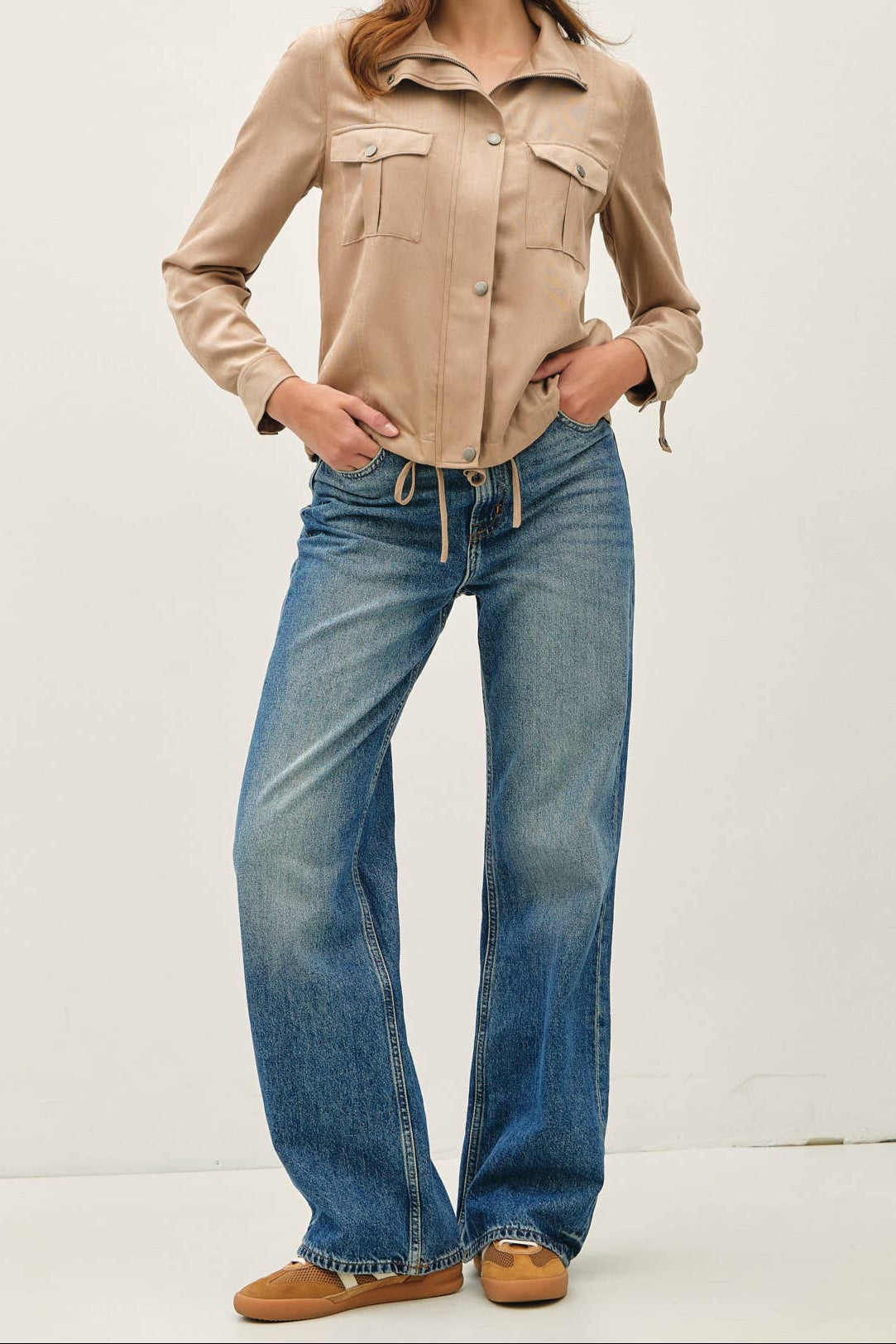 UTILITY ZIPPER SAFARI JACKET