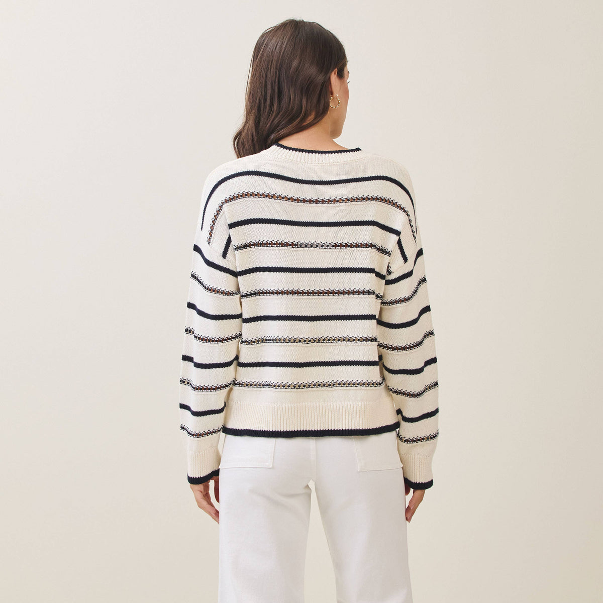 Classic Stripe Knit Sweater