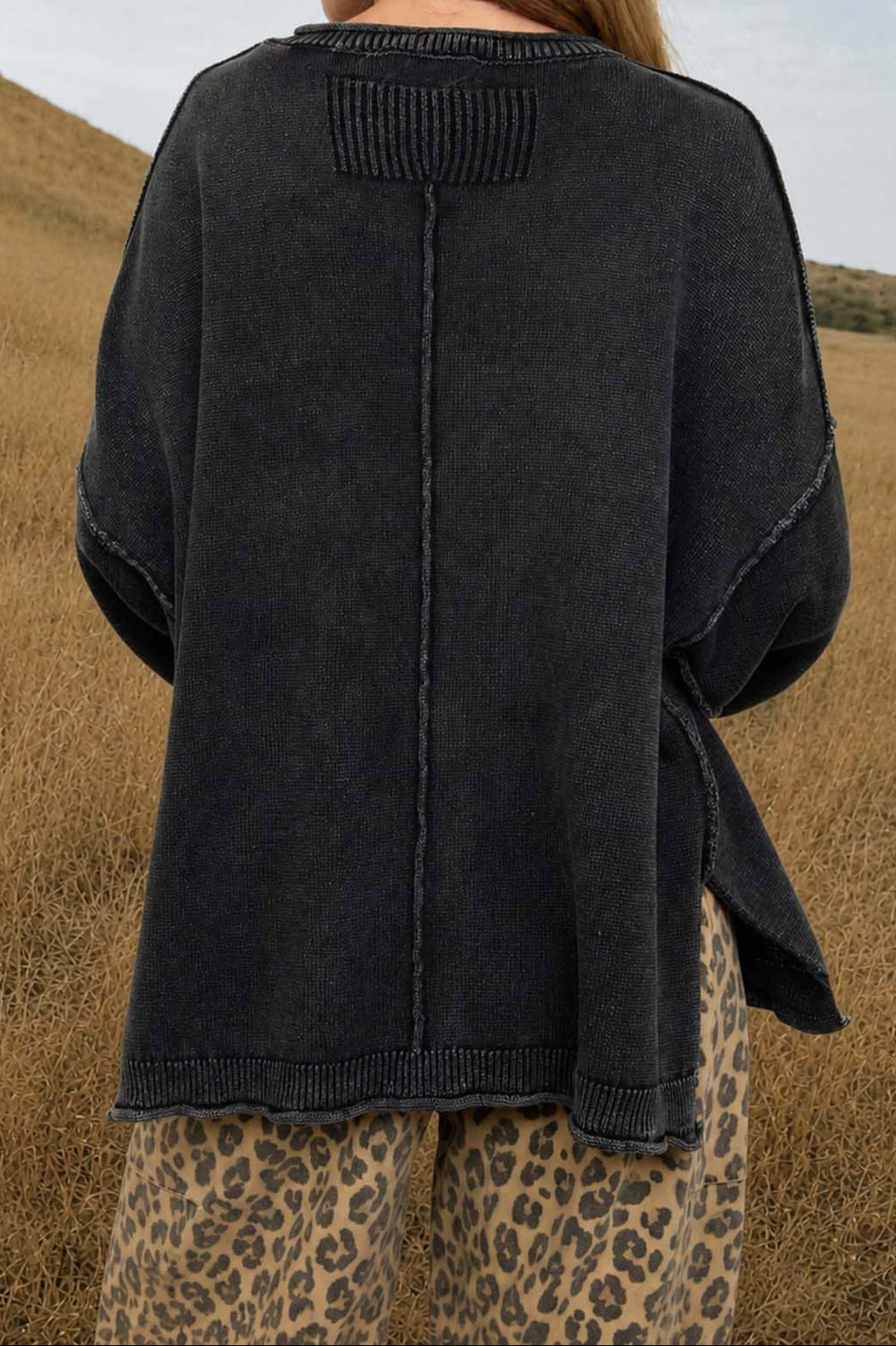 After Hours Sweater - Charcoal