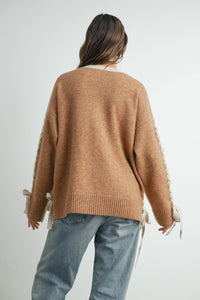 Mocha Ribbon Sweater
