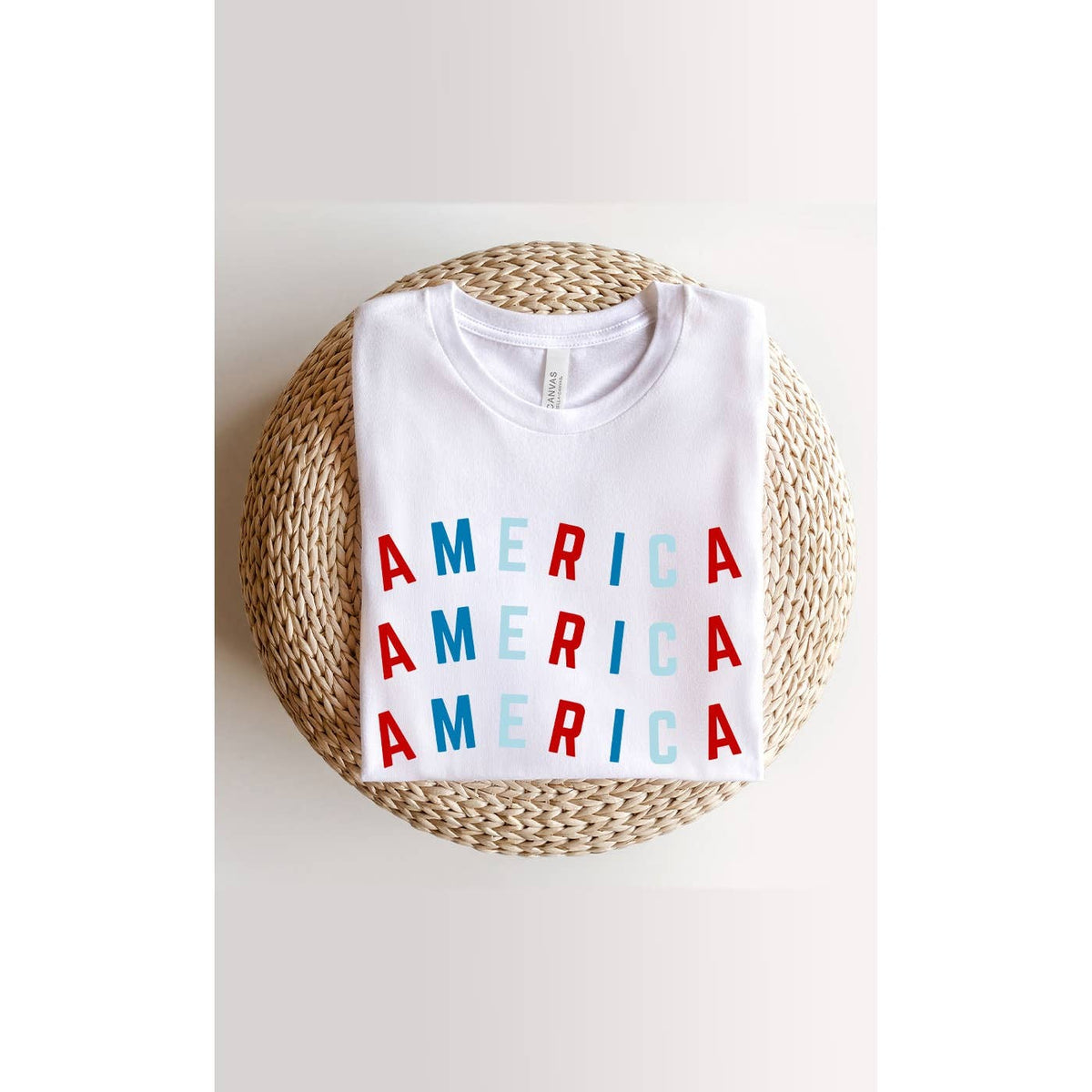 Red and Blue America  Tee