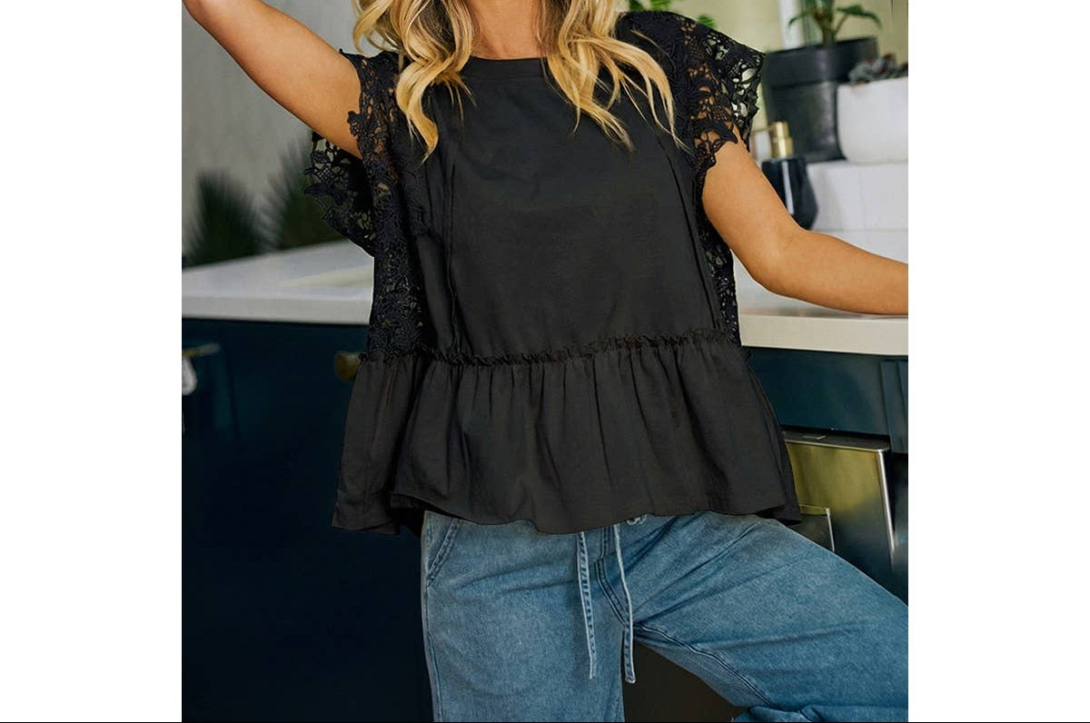 Ava Ruffle Top