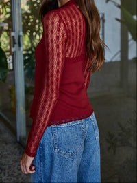 Mock Neck Long Sleeve