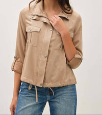 UTILITY ZIPPER SAFARI JACKET