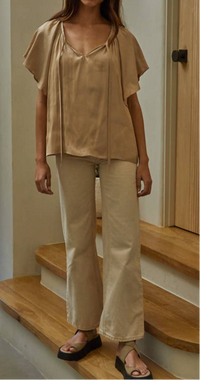 CAROLYN SATIN TOP