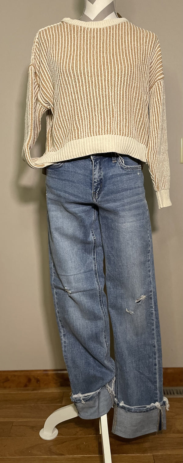 Almond Milk Textured Sweater