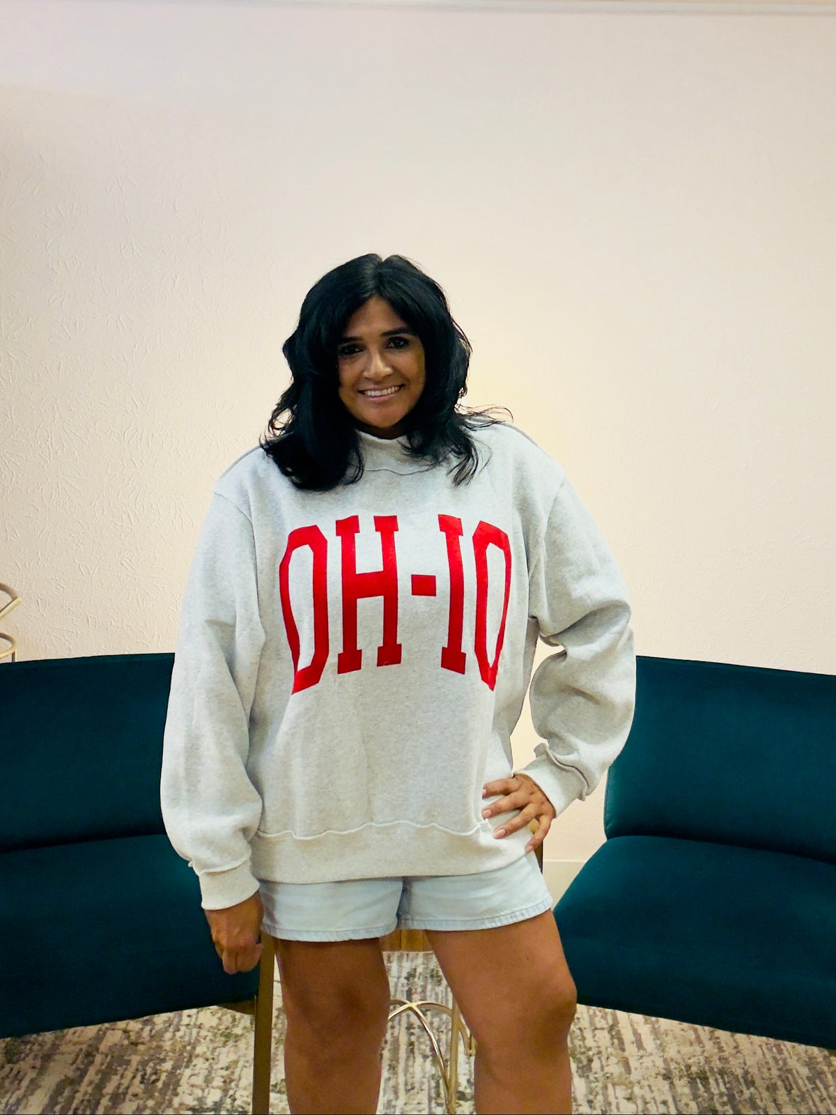 OH-IO & OH' Reversible Mockneck Sweatshirt